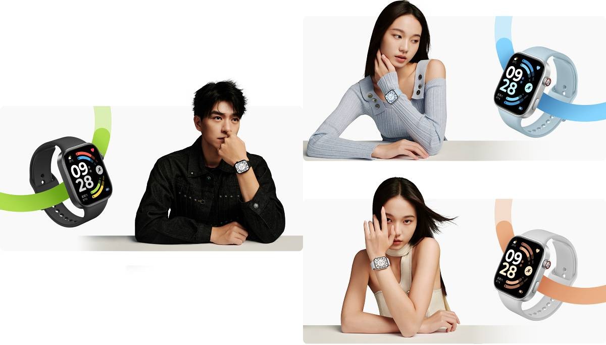 Infinium tech | Graphics designing company The new Redmi Watch 6 is thinner (9.9 mm) and has an extra button