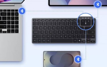 Samsung's new Smart Keyboard can connect to three devices over Bluetooth, has a DeX key