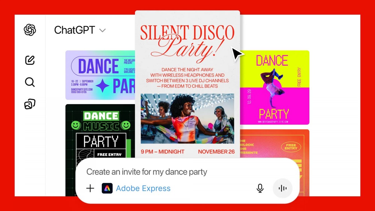 You can now use Adobe Photoshop, Express, and Acrobat in ChatGPT for free