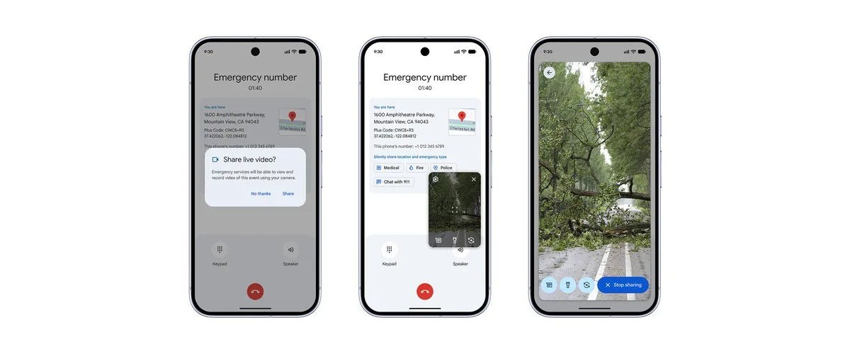 Infinium tech | Graphics designing company Android gets the ability to share live video with emergency services