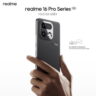 Realme 16 Pro Master Gold and Master Gray