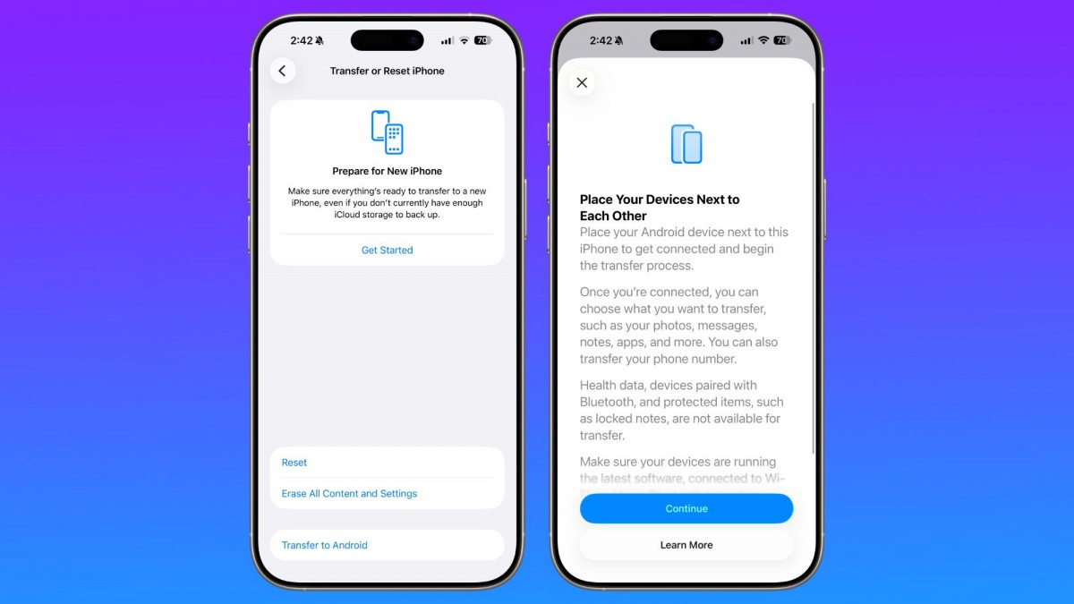 Infinium tech | Graphics designing company iOS 26.3 beta 1 brings easy transfers, notification forwarding to Android devices