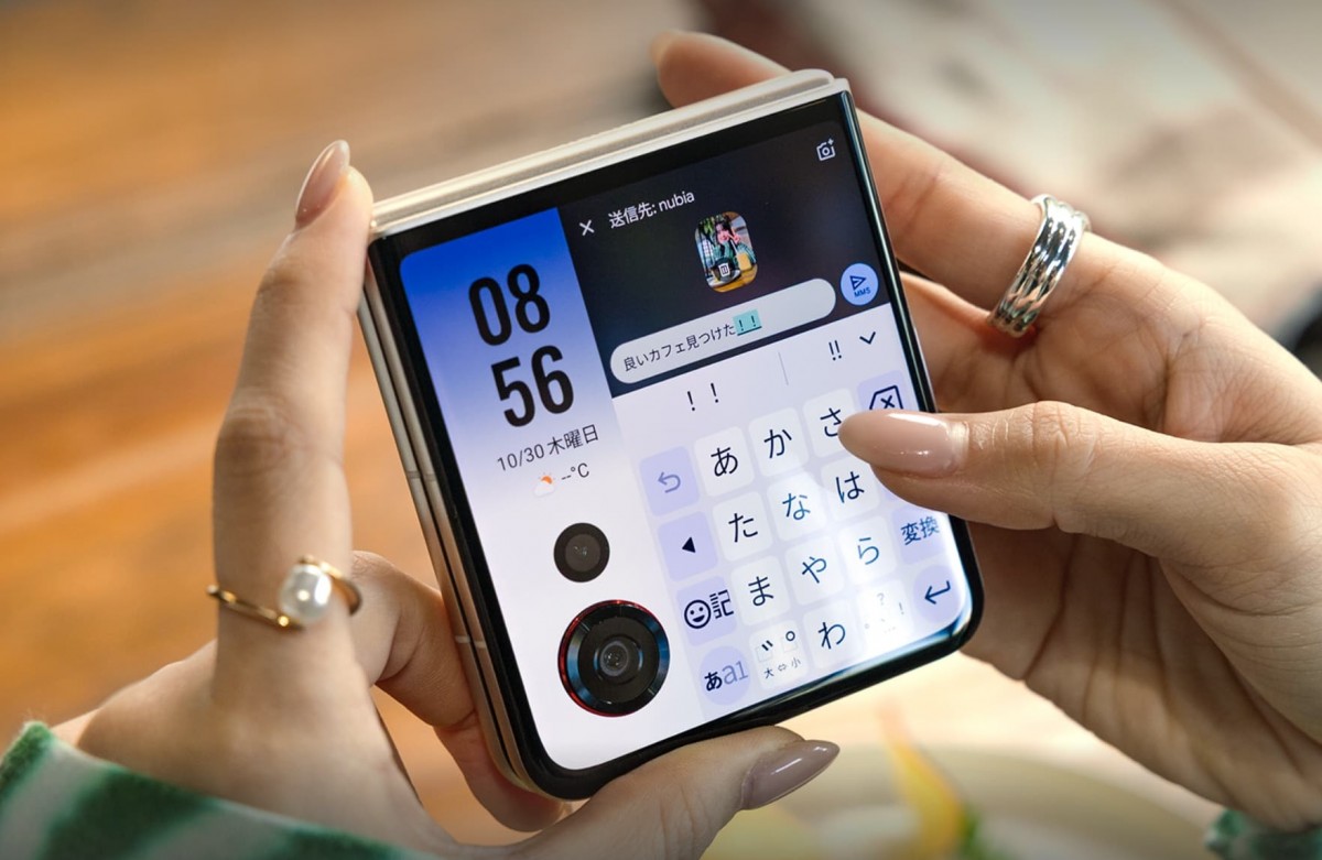 Infinium tech | Graphics designing company Nubia Flip3 debuts with Dimensity 7400X, 4-inch cover screen