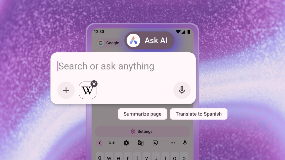 Infinium tech | Graphics designing company Opera for Android gets new AI upgrades