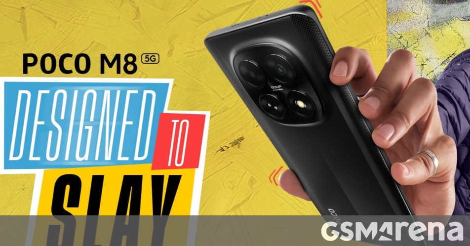 Poco M8's launch date and design revealed