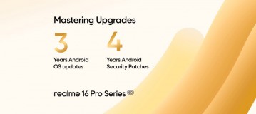 The Realme 16 Pro will launch with Android 16 and is set for 3 years of OS updates