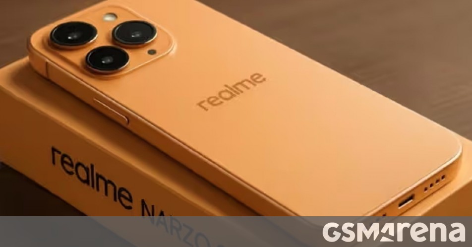 Realme Narzo 90 image leaks along with specs