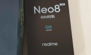 Realme Neo8 Infinite edition retail box leaks, display specs revealed