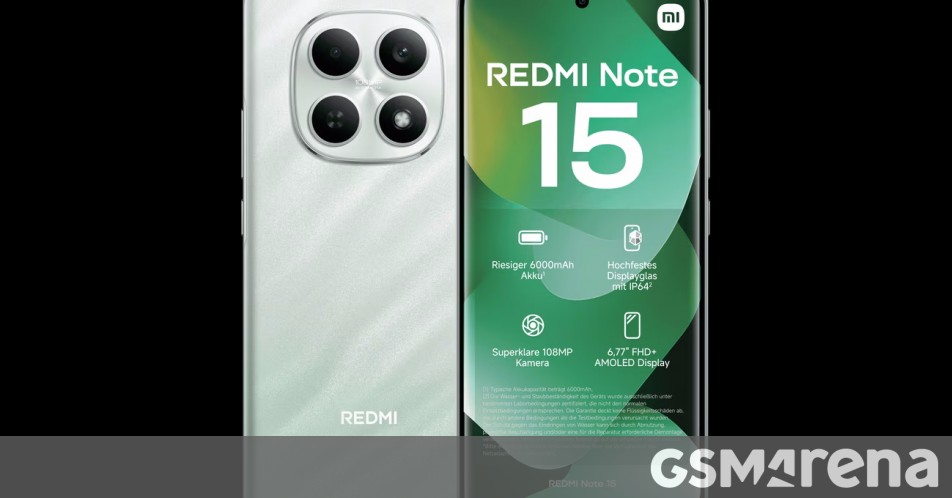 Redmi Note 15 4G gets listed in Europe, here are its specs and pricing