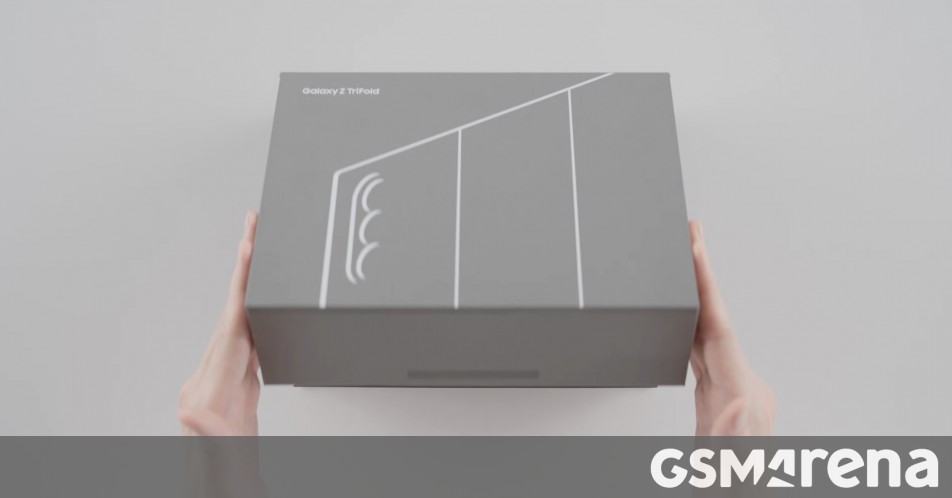 Here's the official unboxing video for Samsung's Galaxy Z TriFold