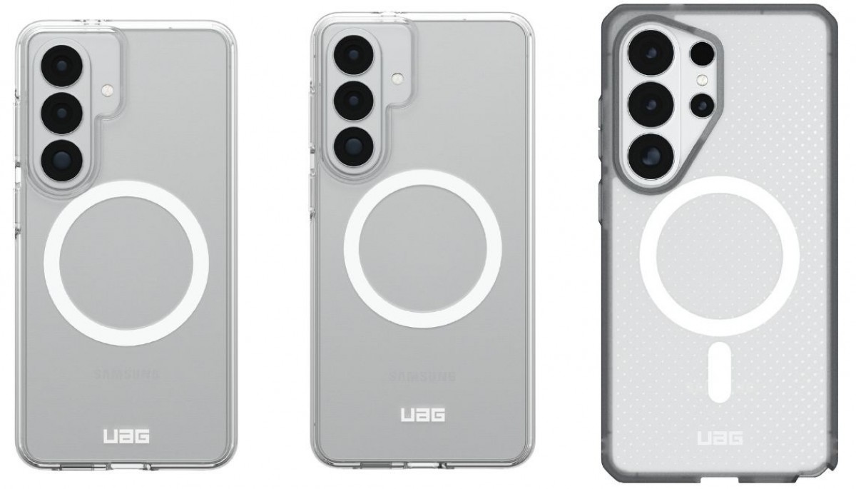 Galaxy S26 lineup design revealed via leaked magnetic case renders