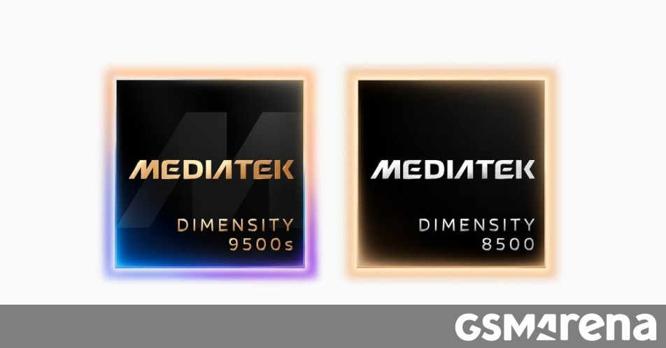 MediaTek announces new Dimensity 9500s flagship and 8500 midrange SoCs