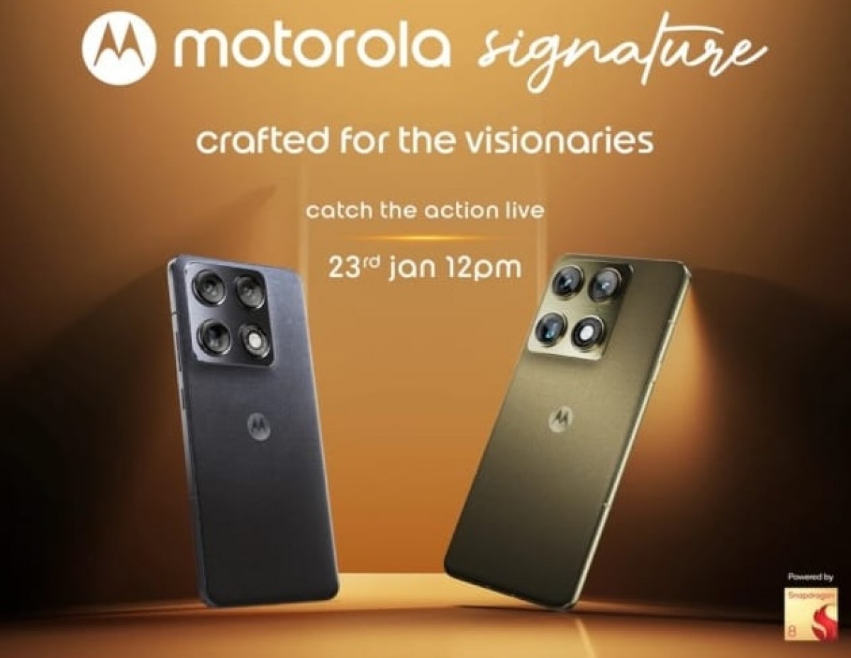 Motorola Signature's India launch date confirmed, pricing leaks
