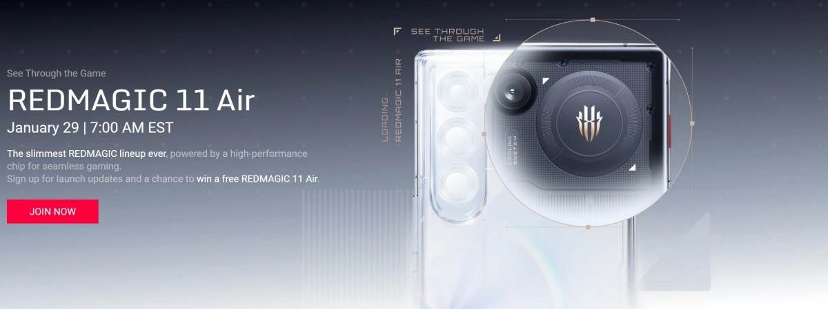 Nubia RedMagic 11 Air international launch date revealed