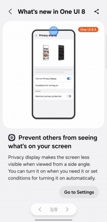 Samsung Galaxy S26 Ultra's Privacy Display feature