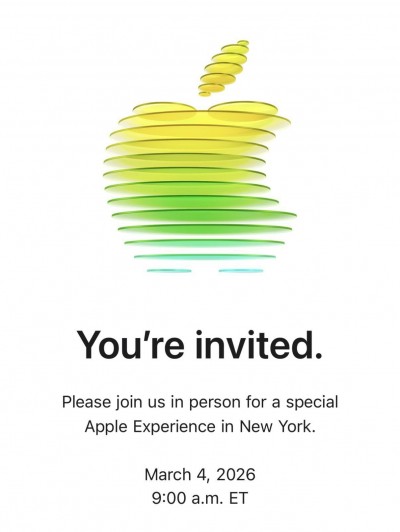 Apple इवेंट आमंत्रण