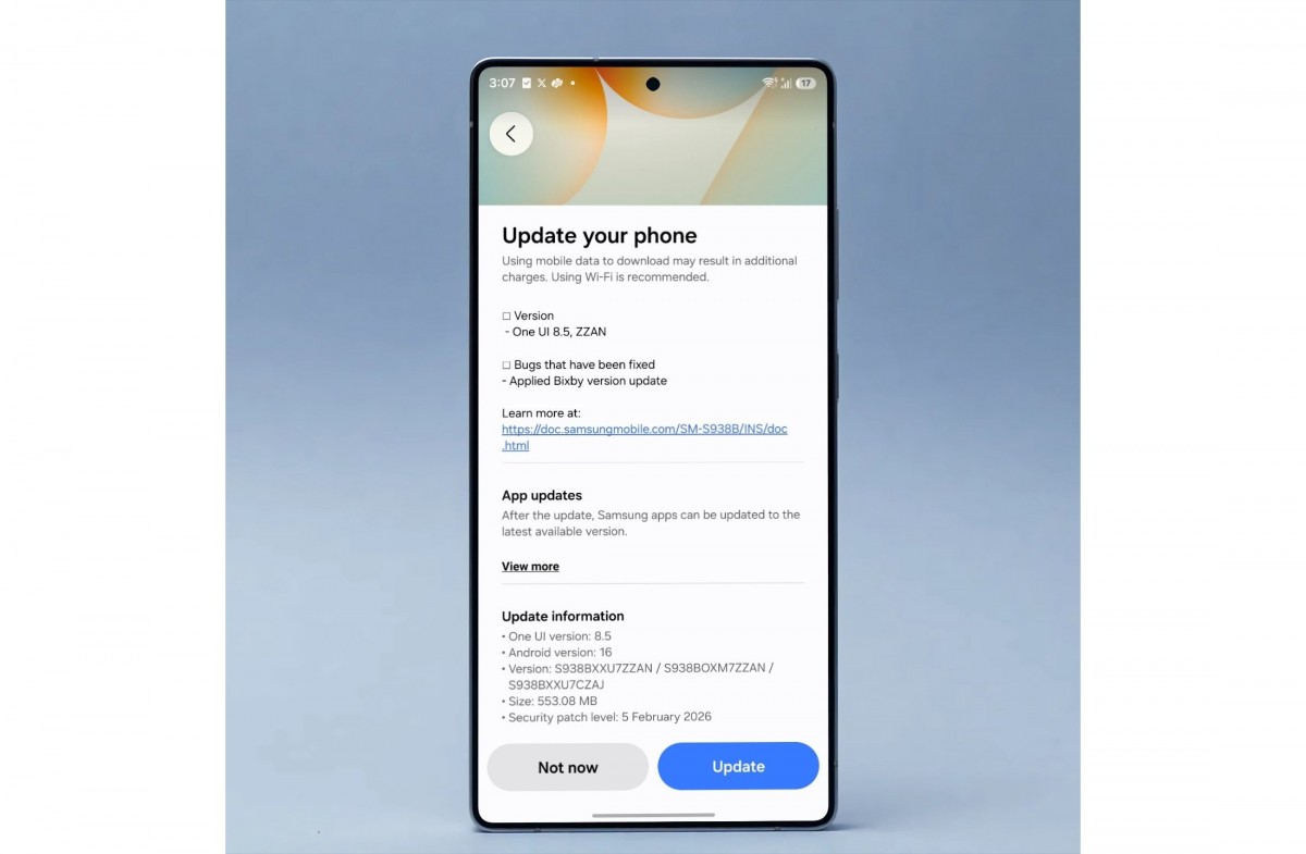 Fifth One UI 8.5 beta is now out with a new Bixby