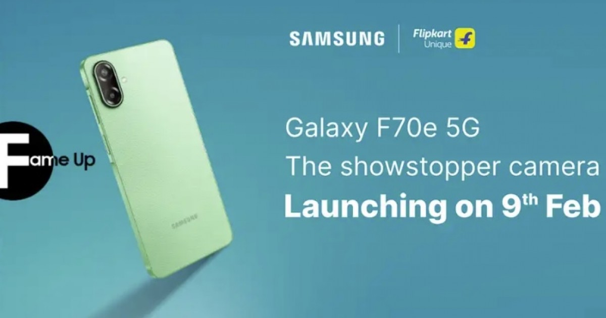 Samsung Galaxy F70e 5G key specs revealed, to debut next week 