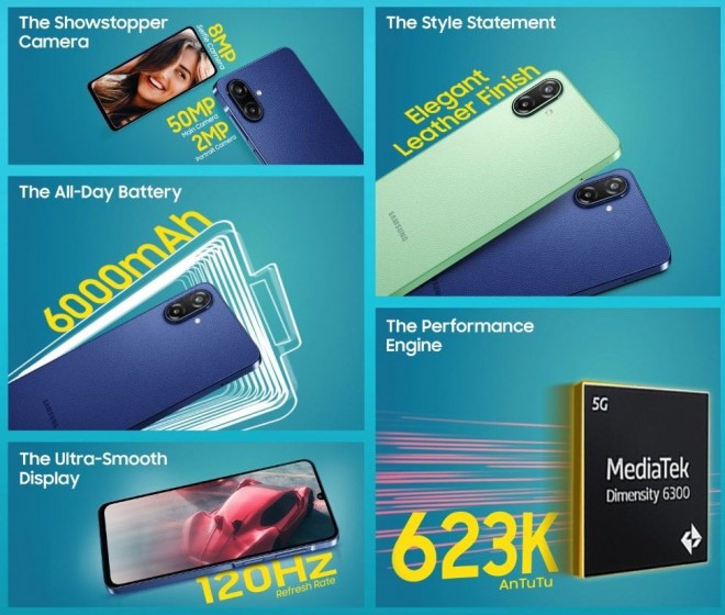 Samsung Galaxy F70e key specs