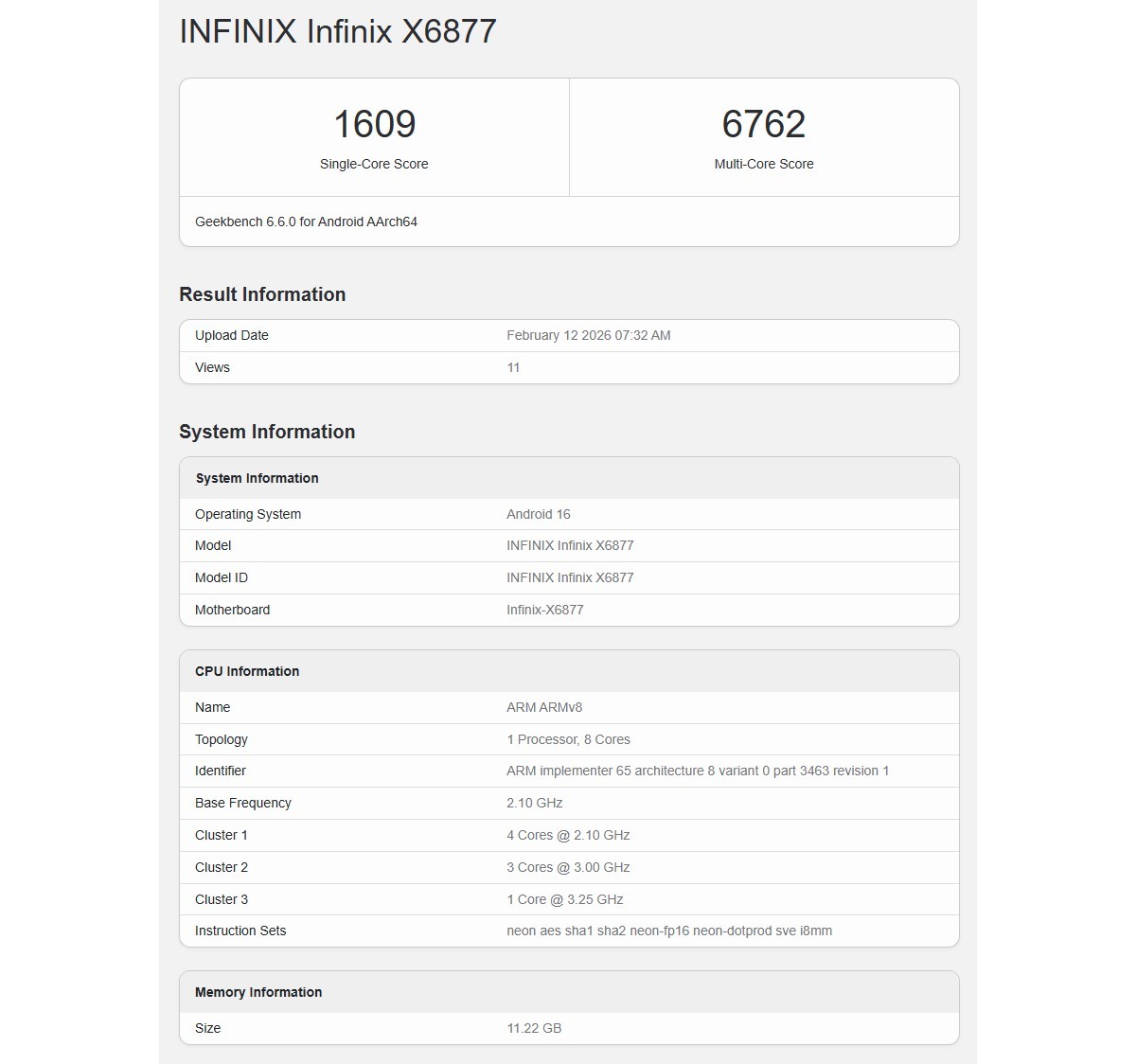 Infinium tech | Graphics designing company Infinix Note 60 Ultra also scores on Geekbench, here the chipset comes out on top