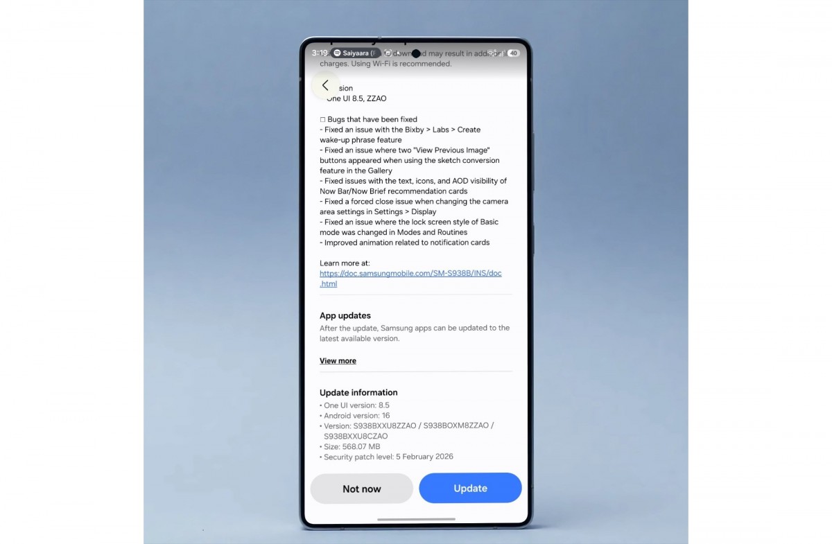 सैमसंग गैलेक्सी एस25 सीरीज़ को छठा वन यूआई 8.5 बीटा मिलता है, जो संभवतः आखिरी है