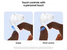 Galaxy Buds4 features: Pinch and swipe controls