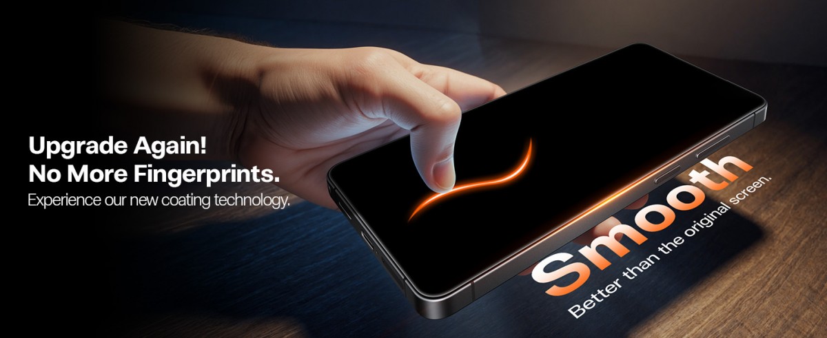 OriArmor has smooth fingerprint-resistant coating