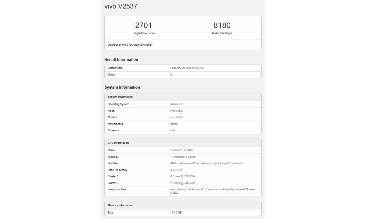 vivo X300 FE gets more certifications, runs Geekbench and confirms its chipset