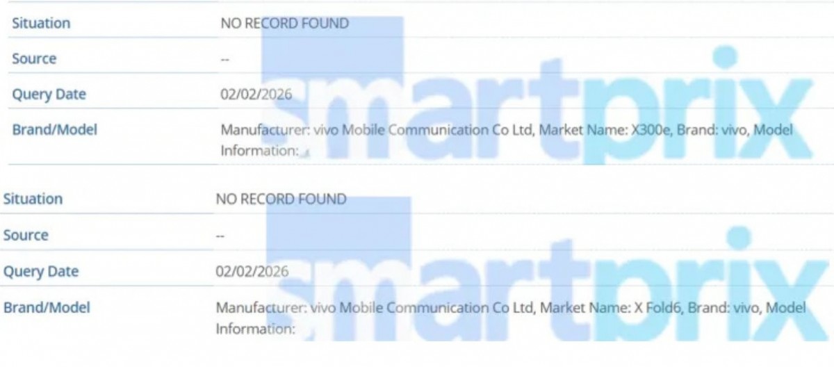 vivo X300 series may expand soon, as X300e spotted online