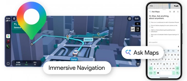 Google Maps gets Gemini-powered Ask Maps and Immersive
Navigation