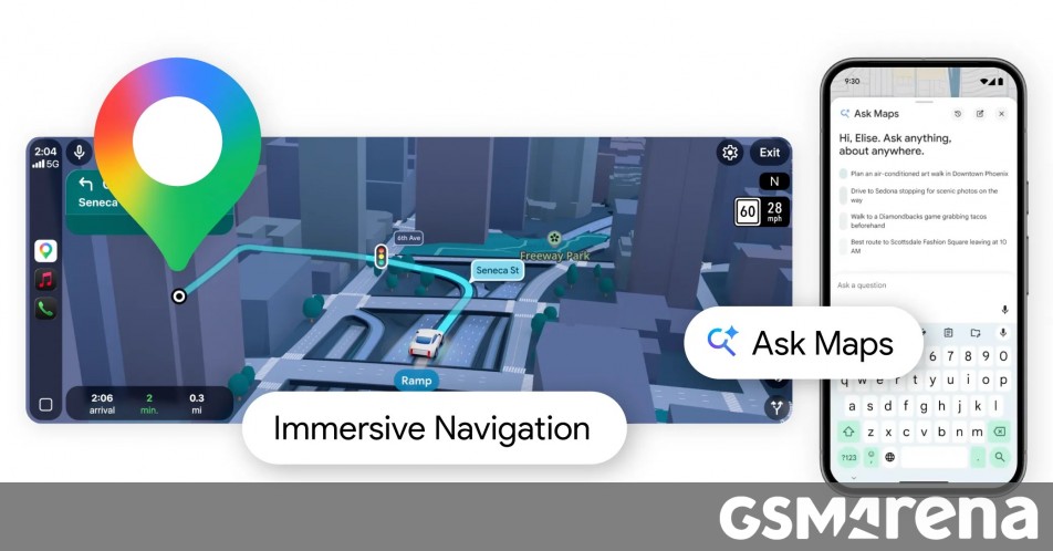 Google Maps gets Gemini-powered Ask Maps and Immersive Navigation