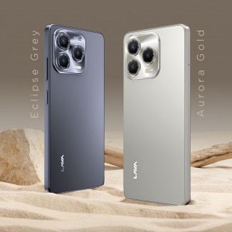Lava Bold N2 Pro in Eclipse Grey and Aurora Gold