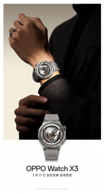 ओप्पो वॉच X3 की आधिकारिक छवियां
