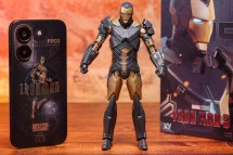 The posable Iron Man figure is just for marketing purposes