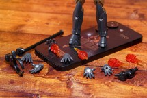 The posable Iron Man figure is just for marketing purposes