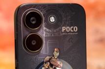 The back of the Poco X8 Pro Iron Man Edition
