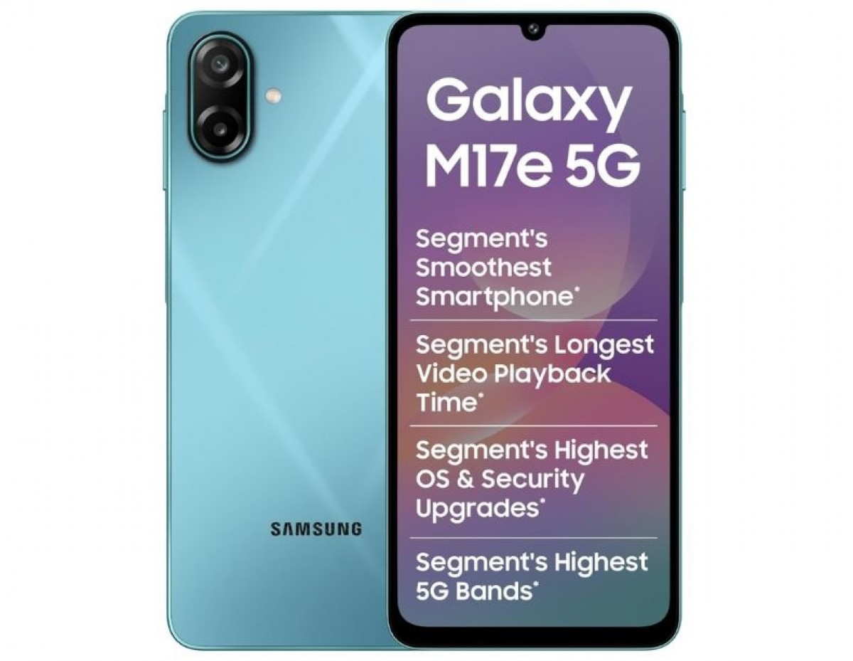 Samsung Galaxy M17e is a budget phone with a 6,000mAh battery, 50MP rear camera