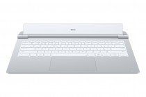 Samsung Tab S11 Ultra Pro keyboard in silver color