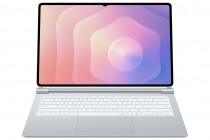 Samsung Tab S11 Ultra Pro keyboard in silver color