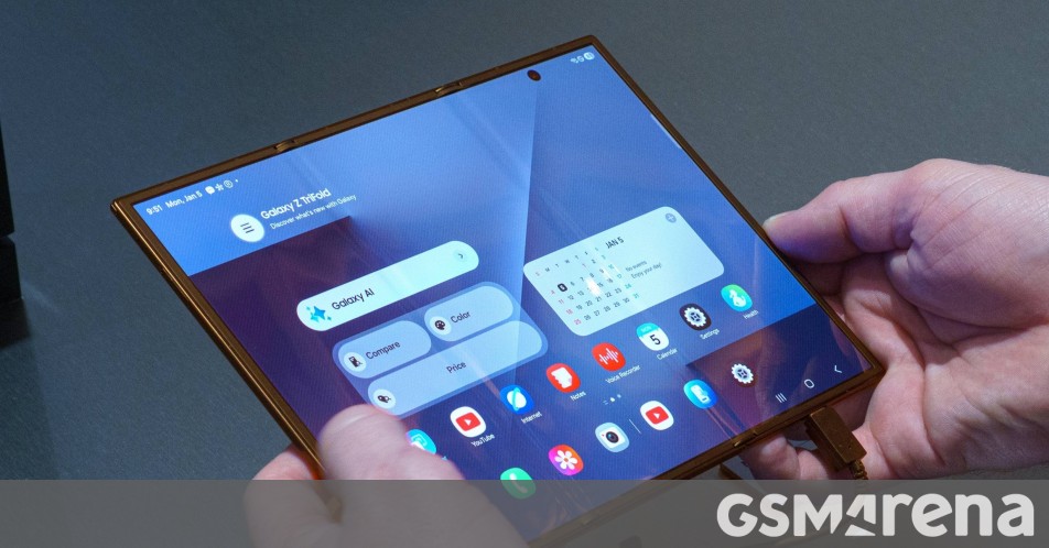 The Samsung Galaxy Z TriFold's gets a 71% battery boost with Honor's Si/C battery mod