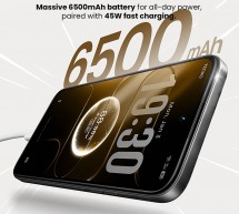 The Tecno Spark 50 5G has a 6,500mAh battery with 45W charging