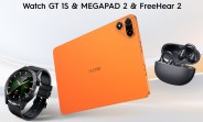 Tecno announces the Watch GT 1S watch, MEGAPAD 2 tablet and FreeHear 2 earbuds