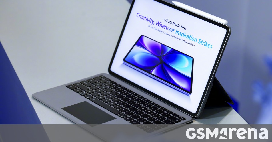vivo shows off the Pad6 Pro with a 4K screen, reveals its chipset