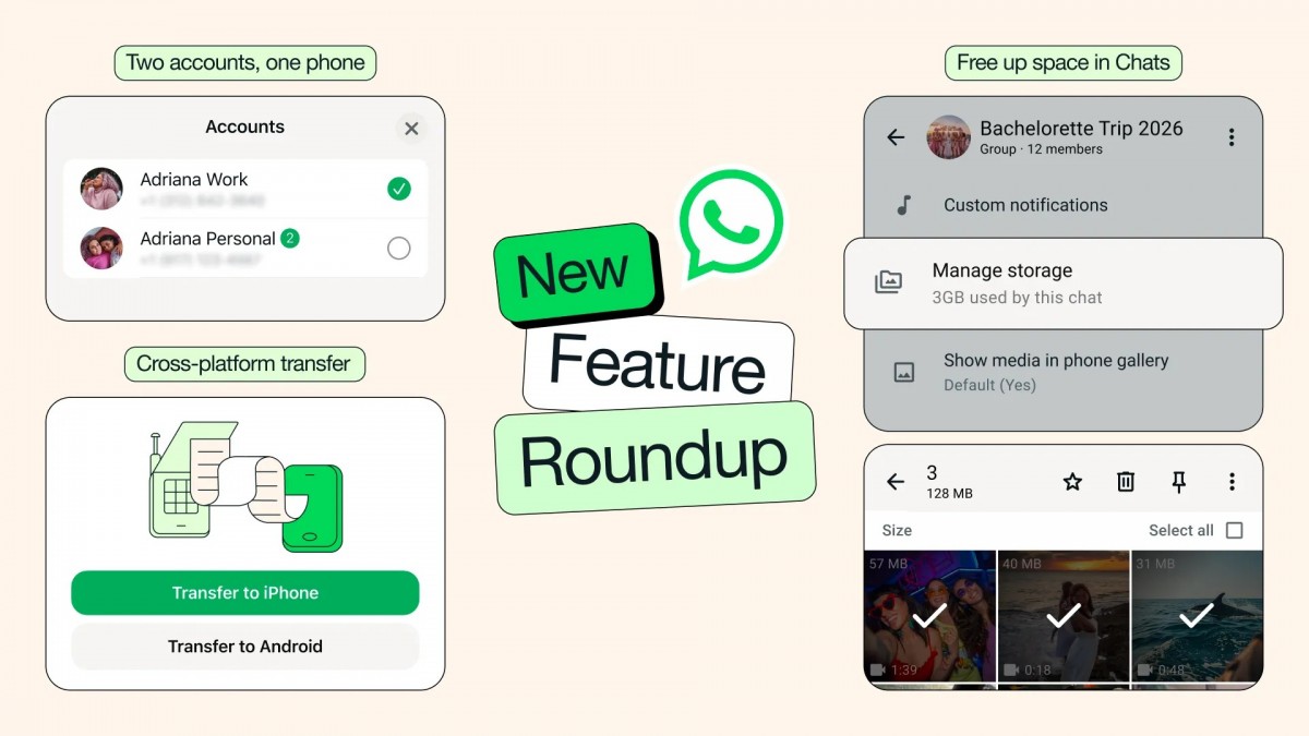 WhatsApp multiple accounts launch on iOS as cross-platform chat transfer works from iOS to Android
