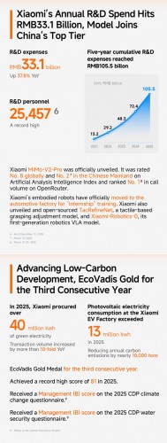 Xiaomi financial report for 2025