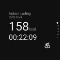 Indoor cycling session captured on Xiaomi Watch 5