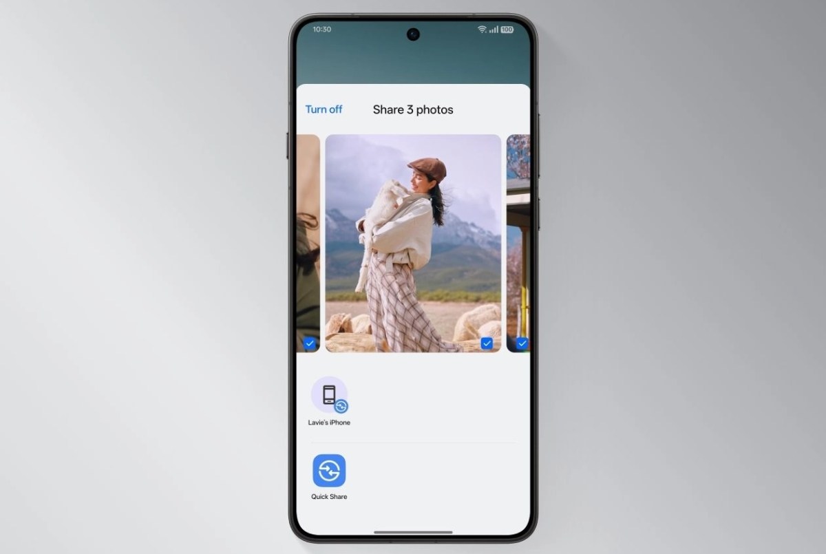 Quick Share with AirDrop support on Oppo Find X9 Ultra