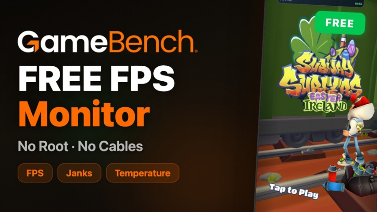GameBench has released its free FPS Monitor app to let you monitor professional-grade performance metrics on your device