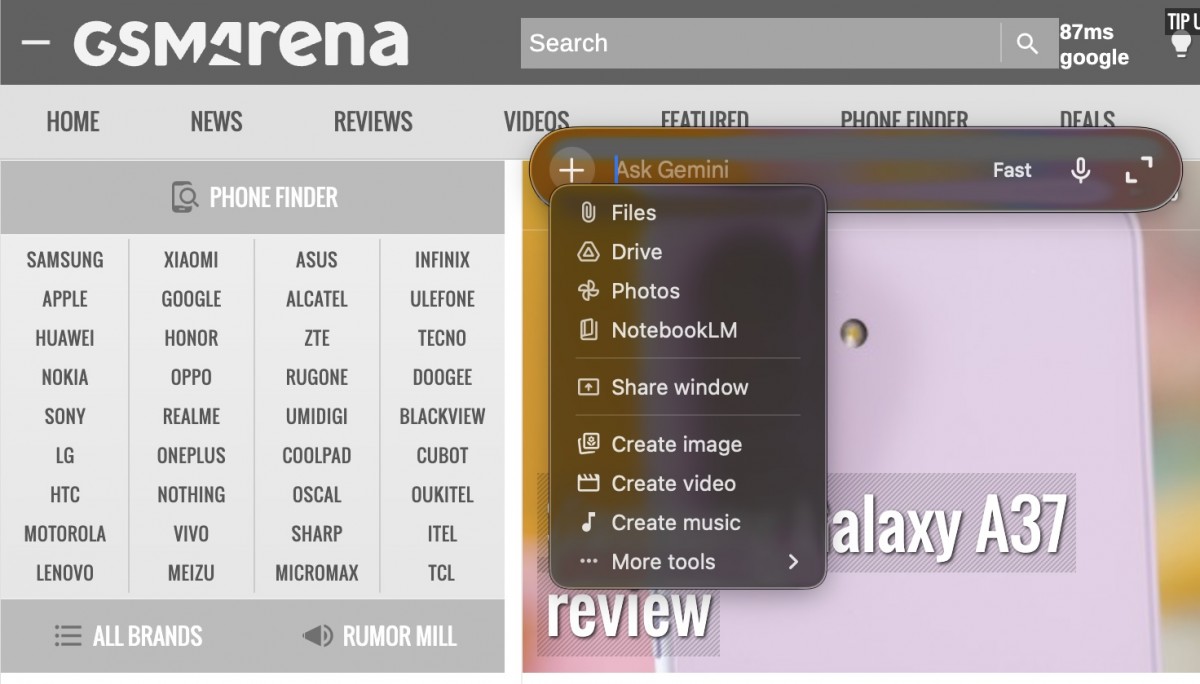 Google Gemini app is now available on Mac