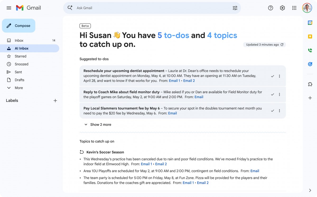 Gmail's AI Inbox is now more widely available but will cost you